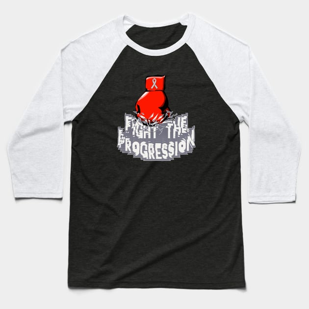 Fight Against The Progression Parkinsons Awareness Baseball T-Shirt by SteveW50